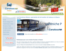 Tablet Screenshot of canalous-alsace.com